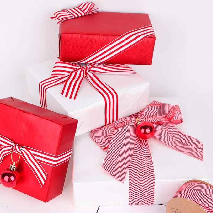 WRAPAHOLIC 30 Inch Red Wrapping Paper Roll - Jumbo Roll Passionate Red for Birthday, Holiday, Wedding, Baby Shower Wrap - 30 inch x 16.5 feet