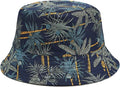 Mashiaoyi Unisex Print Double-Side-Wear Reversible Bucket Hat
