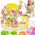 DIY Fabric Flower Bouquets Toys,Craft Kit Toys for Kids Ages 3-12+, 150PCS Arts & Crafts Educational Toy, Creative Handmade Flower Making Set, Birthday Gift for Girls Boys Toddlers 3 4 5 6 7 8 9 10+