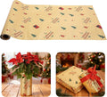 Adnee 10 Yard Floral Foil Plant Pot Covers,Matte Texture Christmas Plant Pot Foil with Patterns,Golden Floral Pot Wrapping Paper for Christmas Home Flower Pot DIY decor