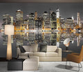 Cliouar-Aerial View of Manhattan, New York City Mural Wallpaper Peel and Stick 137" x 102"