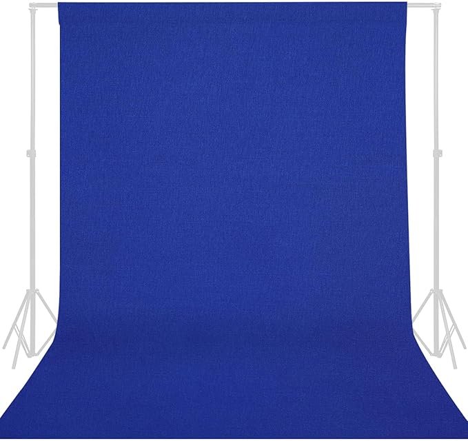GFCC RoyalBlue Backdrop - 6FTX9FT RoyalBlue Photo Backdrop for Photoshoot Background for Photography Screen Video Recording Picture Background