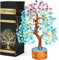 Turquoise Amethyst Tree of Life - Feng Shui Money Crystal - Natural Amethyst - Spiritual Gift - Positive Energy - Good Luck Charm
