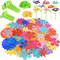 DIY Flower Accessories Set, DIY Art & Craft Kits Toys for Kids Girls, Gift for 4 5 6 7 8 Year Old Toddler Girl, Educational Activity Preschool Birthday Christmas Gifts, Suitable for All Flower Toys