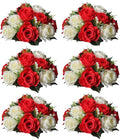 Sziqiqi Artificial Flowers Silk Rose Flowers for Wedding Centerpiece Party Birthday Anniversary Floral Arrangement Decorations