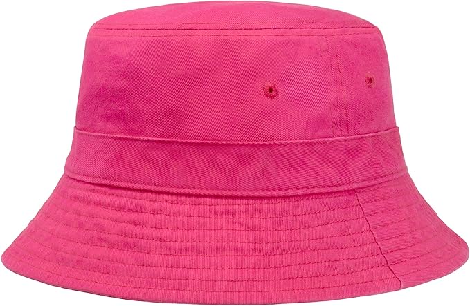 Hot Summer Bucket Hat - Trendy Cotton Sun Hat for Beach, Golf, Fishing - Fun Outdoor Vacation Boonie for Men and Women
