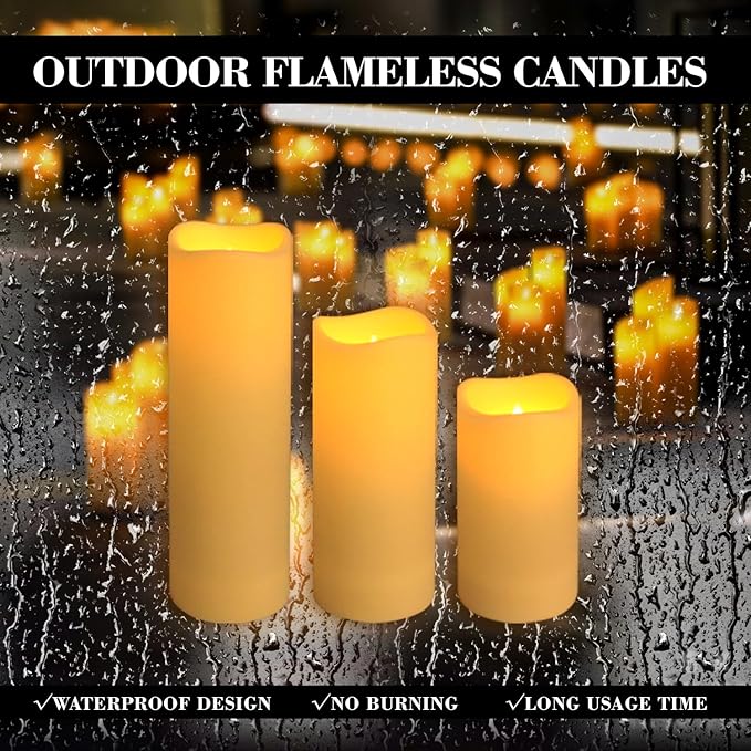72-Pack LED Flameless Candles with Remote Control - Perfect for Home, Parties, and Special Occasions - Create a Magical Ambiance Effortlessly(Three Sizes)