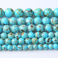 12MM 32PCS Blue Shell Turquoise Spacer Loose Beads for Jewelry Making DIY Bracelet Necklace