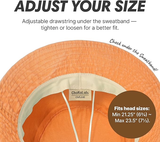 Hot Summer Bucket Hat - Trendy Cotton Sun Hat for Beach, Golf, Fishing - Fun Outdoor Vacation Boonie for Men and Women