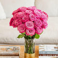 BloomsyBox - Lavender Roses - 24 Long Stems, Long Lasting, Hand-Tied in Eco-friendly, Vase Not Included, Fresh Flowers for Delivery – Gift for Birthday, Anniversary, Congratulations, Wedding