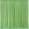 Sage Green Backdrop Curtain 8 Panels-Wrinkle-Free Green Curtains Polyester Photography Drapes for Baby Shower Birthday Party Photo Background Backdrop Stand- 32 X10FT (Sage Green)