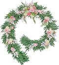 9FT Wedding Arch Flower Garland, Handmade Wedding Table Decorations,Head Table Floral Decor for Noble and Charming Wedding Ceremony