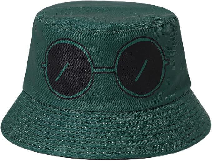 Mashiaoyi Unisex Print Double-Side-Wear Reversible Bucket Hat