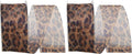 Reliant Ribbon Cheetah Sheer Ribbon, 1-1/2 Inch X 20 Yards, Multi (Pack of 2)