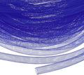 Mesh Tube Ribbon 25 Yards, 8mm Elastic Fabric Ribbons Mesh Tubing for Crafts/Gift Wrapping/Flower Bouquets/Wedding/Birthday/Holiday/Wreaths Christmas/Decoration[Dark Blue]