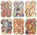 TIAMECH Healing Forest PET Stickers - 72 Pcs Strawberry Girl & Fantasy Flower Fox Wolf Design, Waterproof Sticker for Journaling & Scrapbooking, Junk Journal Supplies, Ephemera & DIY Crafts