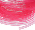 Mesh Tube Ribbon 25 Yards, 6mm Elastic Fabric Ribbons Mesh Tubing for Crafts/Gift Wrapping/Flower Bouquets/Wedding/Birthday/Holiday/Wreaths Christmas/Decoration[Peach]
