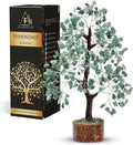 FASHIONZAADI Green Aventurine Crystal Tree, Crystals and Stones, Gem Tree, Healing Gemstones and Crystals Home Decor, Meditation Decor, Spiritual Gifts for Women, Good Luck Gift
