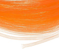 Mesh Tube Ribbon 45 Yards, 4mm Elastic Fabric Ribbons Mesh Tubing for Crafts/Gift Wrapping/Flower Bouquets/Wedding/Birthday/Holiday/Wreaths Christmas/Decoration[Orange]
