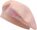 Winter Women French Beret Hat Kaschmir Solid Color Knitted Berets