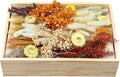 DIY Dried Flower Set, Bulk Dried Flowers,Autumn Decoration, DIY Bouquet Set, Door Hanging Wreath, Desktop Decorations Mini Dried Flowers (Orange)