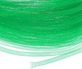 Mesh Tube Ribbon 45 Yards, 4mm Elastic Fabric Ribbons Mesh Tubing for Crafts/Gift Wrapping/Flower Bouquets/Wedding/Birthday/Holiday/Wreaths Christmas/Decoration[Fruit Green]