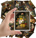 Large Stickers (24pcs 2.5"x3.5") Flowers Still Life Bouquet Antique Museum Painting Art by Franz Xaver Petter Retro Poster Reprint