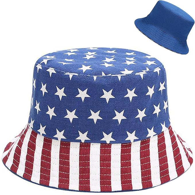 Malaxlx Bucket Hat Beach Sun Hat Fishing Hat for Women Men, Outdoor Travel Reversible Double Side Wear Fisherman Hat