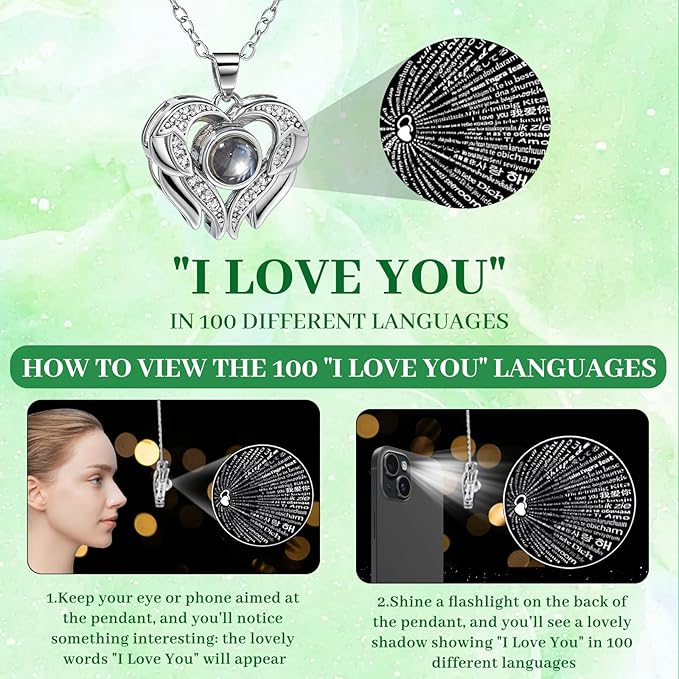 FIACO Gifts for Women Preserved Real Roses with I Love You Necklace Fresh Forever Flowers Birthday Gifts for Mom Grandma Wife Girlfriend on Anniversary Christmas Valentines Romantic Gift