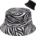 Malaxlx Unisex Bucket Hat Beach Sun Hat Aesthetic Fishing Hat for Men Women Teens, Reversible Double-Side-Wear