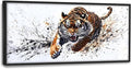 Tiger Large Decor Wall Art Framed Pictures for Living Room, Animal Oversized Canvas Print Painting Modern Extra Large Framed Artwork for Bedroom Office Home Decor 60"x30"