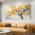 Tarfupth Gold Tree of Life Wall Art for Living Room Tree Leaves Large Artwork for Bedroom Office Kitchen Modern Canvas Prints 24x48 Inch