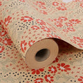 Aimyoo Kraft Floral Wrapping Paper Jumbo Roll, All Occasion Flower Gift Wrap Paper for Wedding Bridal Shower Birthday, 17 in x 60 ft