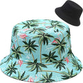 Malaxlx Unisex Bucket Hat Beach Sun Hat Aesthetic Fishing Hat for Men Women Teens, Reversible Double-Side-Wear