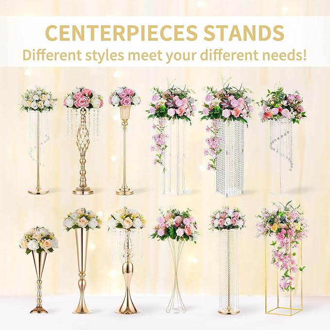 NUPTIO Flower Balls for Wedding Centerpieces - 6 Pcs 9.5 inch Diameter Fake Flower Ball Arrangement Bouquet Party Centerpieces for Tables - Royal Blue Rose Bouquet Centerpiece Flowers for Table