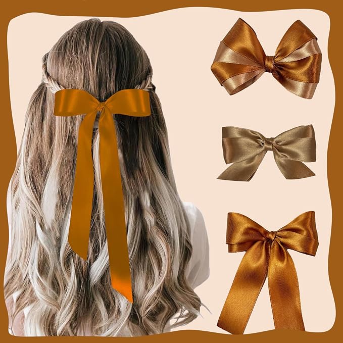 150 Yards Brown Satin Ribbon 1-1/2 Inch 6 Rolls Assortment Ribbons for Crafts Gift Wrapping Flower Bouquet Wedding Invitations Birthday Party Festival Decoration Hair Bows