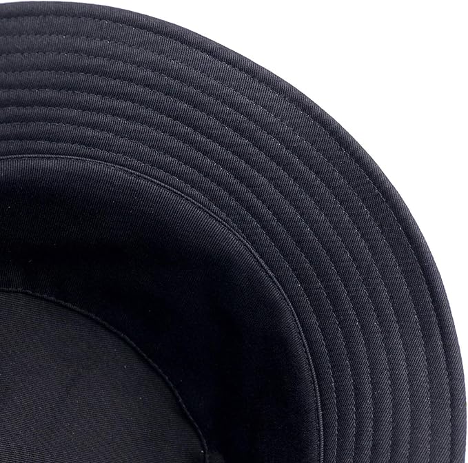 Flower Reversible Bucket Hat Cotton Summer Travel Beach Sun Hats Emboridery for Women Men