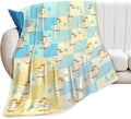 Funny Duck Blanket Cute Duck Throw Blanket Soft Cozy Fleece Fuzzy Stuffed Plush Flannel Gifts for Girls Women Boys Kids Adults 40''x50''