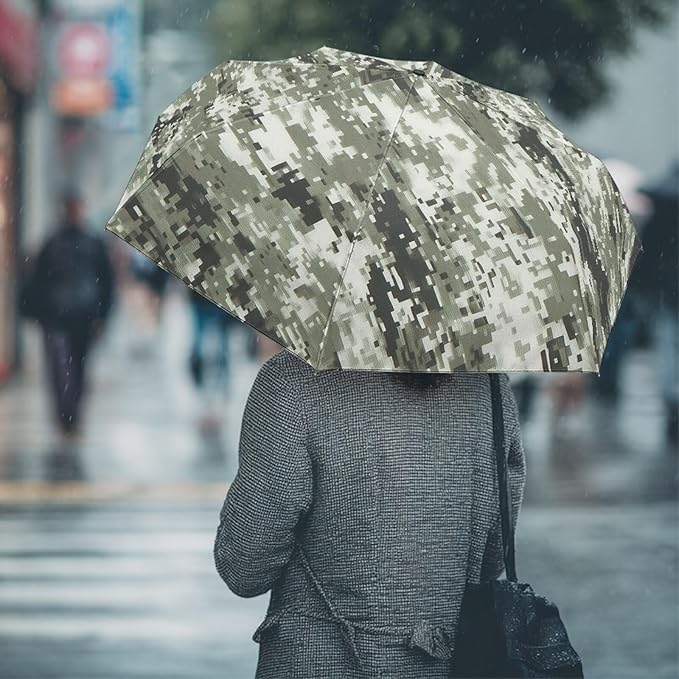 Umbrellas for Rain Lightweight Travel Umbrella 42" Canopy UV Protection Sun Umbrella Windproof Compact Umbrellas