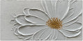 Hand Painted White Flower Texture Art 24x48 inch Modern Abstract Home Wall Decoration Oil Painting
