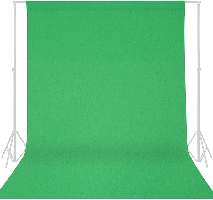 GFCC Green Screen - 6FTX9FT Green Screen Backdrop Photo Backdrop for Photoshoot Background for Photography Screen Video Recording Picture Background