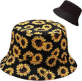 XYIYI Cute Bucket Hat Beach Fisherman Hats for Women, Reversible Double-Side-Wear