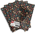 Fall Medley Printed Tissue Paper for Gift Bags or Boxes and Wrapping - Autumn Mushrooms Bulk Decorative Art Tissue Paper for Packaging and Gifting | 24 Sheets 20" x 30"