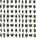 WOCRAFT 60pcs Antique Bronze Bails Space Beads Bracelet Charms for Jewelry Making Sets DIY Necklace Bracelet Keychain Crafting Charms Kit Craft Supplies (SN853)