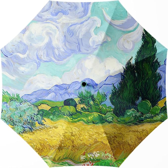 Small Compact Travel Automatic Folding Umbrella for Women, Portable Lightweight, Rain, Wind, UV Sun Shade