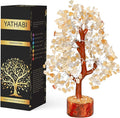 Citrine - Gemstone Tree - Feng Shui Money Tree - Crystal Tree for Positive Energy - Money Crystal Stone - Crystal Tree - Spiritual Gift - Good Table Decor - Bonsai Tree - Positive Energy