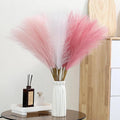 30pcs Faux Pampas Grass - 24 Inch Pink Pampas Grass Home Decor, Artificial Colored Pompas Grass for Room Decor, Flower Arrangement, Wedding Centerpieces and Baby Shower Decorations
