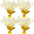 ALISSAR Glitter Gold Star Centerpieces-Table Decorations for Home Decor Birthday Wedding Anniversary Decor (4, Gold)