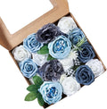 Artificial Flowers Combo, Fake Flowers for DIY Tables Centerpieces Baby Shower Bridal Shower Wedding Bouquet Arrangements Party Candle Holder Cake Decor Flower Home Decorations