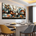 hyidecorart Large Wall Art For Kitchen Wall Decor For Living Room Dining Room Decorations Liquor Still Life Wine Glass Fruit Canvas Prints Painting Bar Pub Posters Modern Stretched Artwork Home Decor